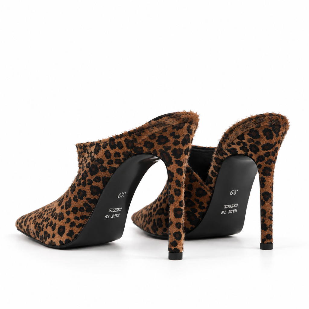 Mule animal print, Anaïs